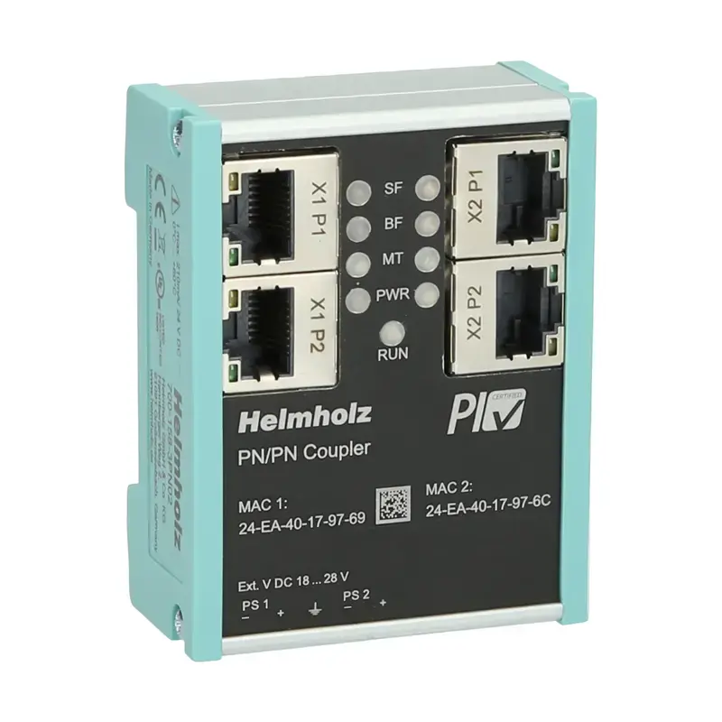 Produktfoto 1 von PROFINET-Koppler PN/PN Helmholz 700-158-3PN02