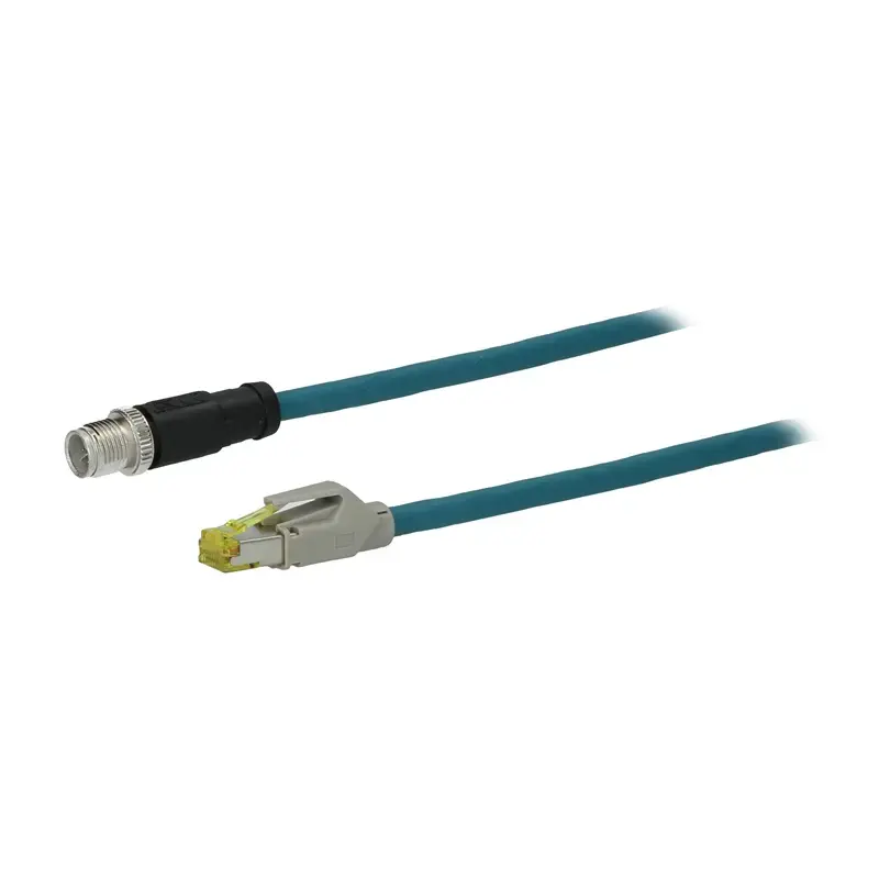 Produktfoto 1 von M12/RJ45 Netzwerkkabel PHOENIX 1407473 - NBC-M12MSX/ 5,0-94F/R4AC