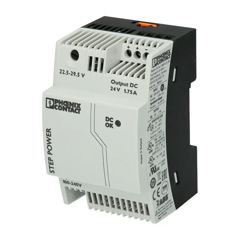 Produktfoto 1 von Schaltnetzteil PHOENIX 2868648 - STEP-PS/ 1AC/24DC/1.75
