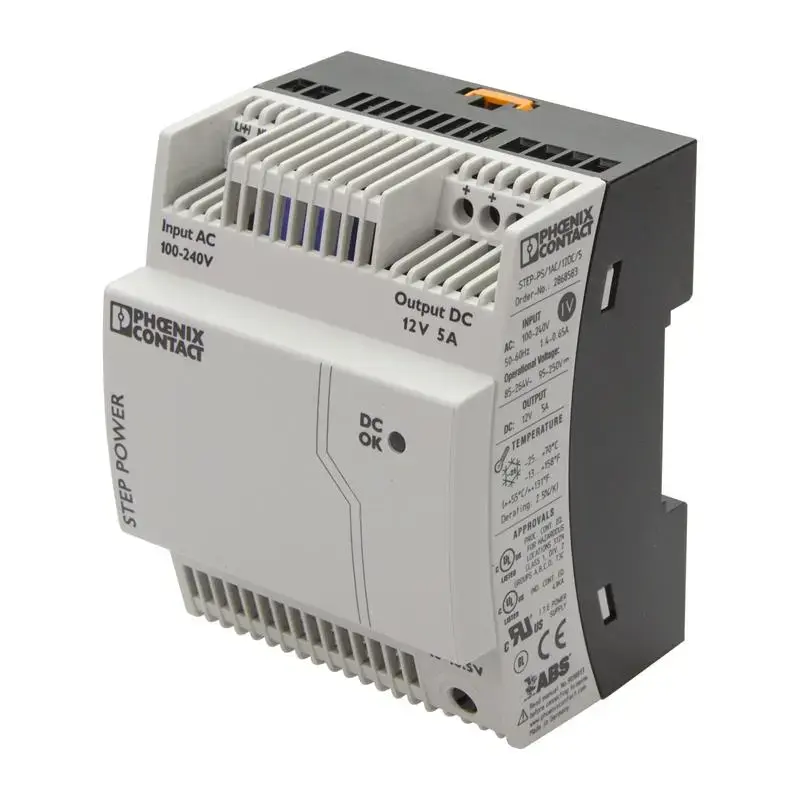 Produktfoto 1 von Schaltnetzteil PHOENIX 2868583 - STEP-PS/ 1AC/12DC/5