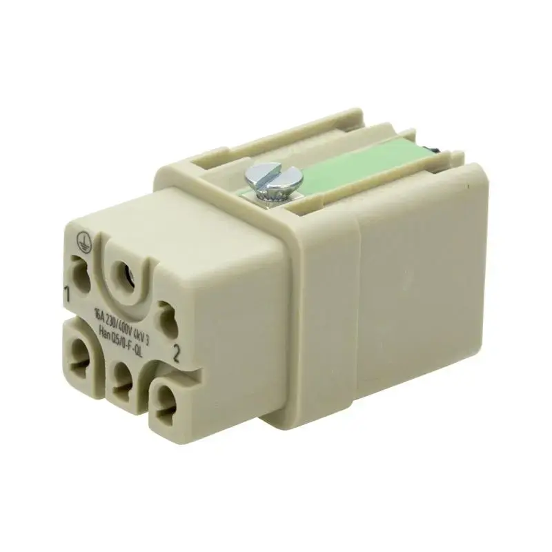 Produktfoto 1 von Buchseneinsatz HARTING 09120052734 - Han Q5/0-F-QL 1,5 QMM