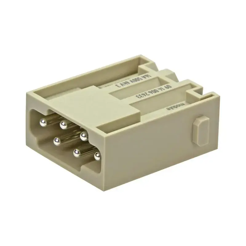 Produktfoto 1 von Stifteinsatz HARTING 09140062633 - Han E 6 MOD-M-QL 16A