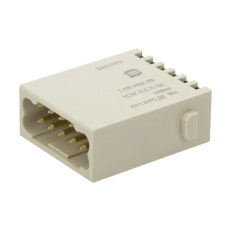 Produktfoto 1 von Stifteinsatz HARTING 09140122634 - Han DD 12 MOD-M-QL (AU)