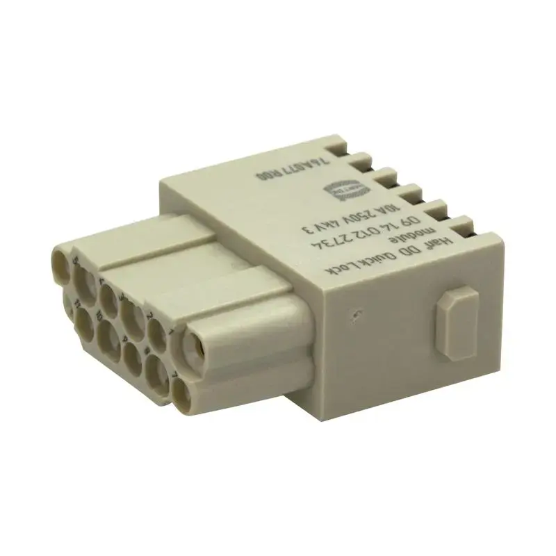 Produktfoto 1 von Buchseneinsatz HARTING 09140122734 - Han DD 12 MOD-F-QL (AU)
