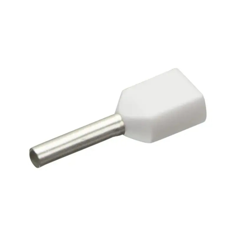 Produktfoto 1 von Isolierte Zwillings-Aderendhülsen Enghofer E 2x0,5-8 WH - 30002184