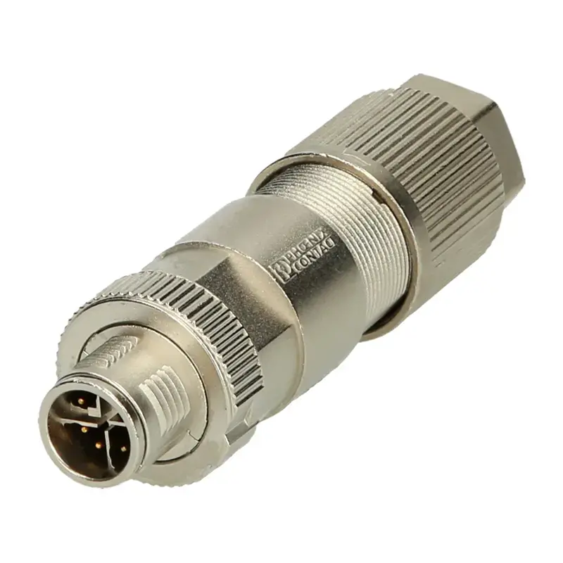 Produktfoto 1 von M12 PROFINET-Steckverbinder, geschirmt PHOENIX 1411044 - SACC-MSX-8QO SH PN SCO