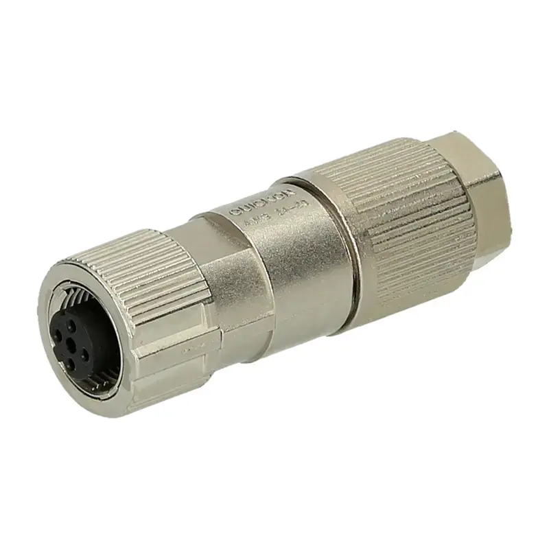 Produktfoto 1 von M12 Ethernet-Steckverbinder, geschirmt PHOENIX 1411069 - SACC-FSD-4QO SH ETH SCO