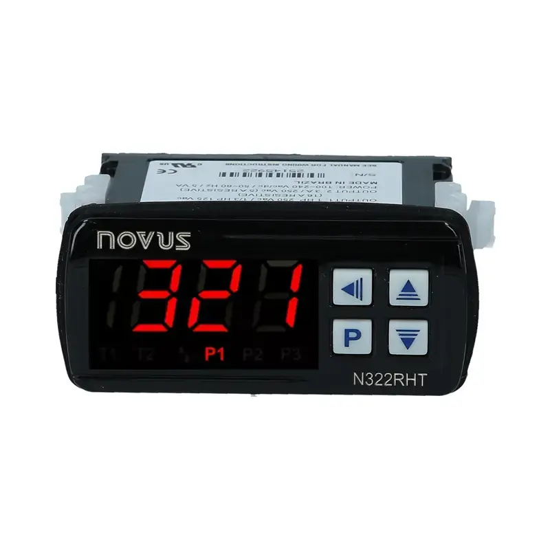 Produktfoto 1 von Digitales Hygro-/Thermostat NOVUS N322 RHT- 80322H6000