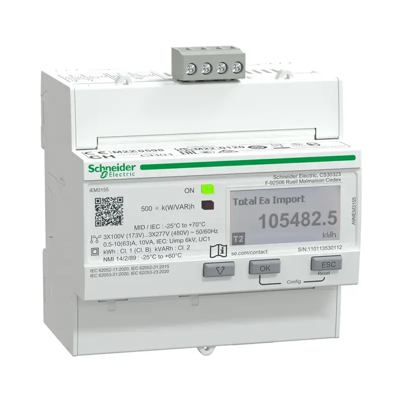 Produktfoto 1 von Energiezähler Schneider Electric iEM3155 - A9MEM3155