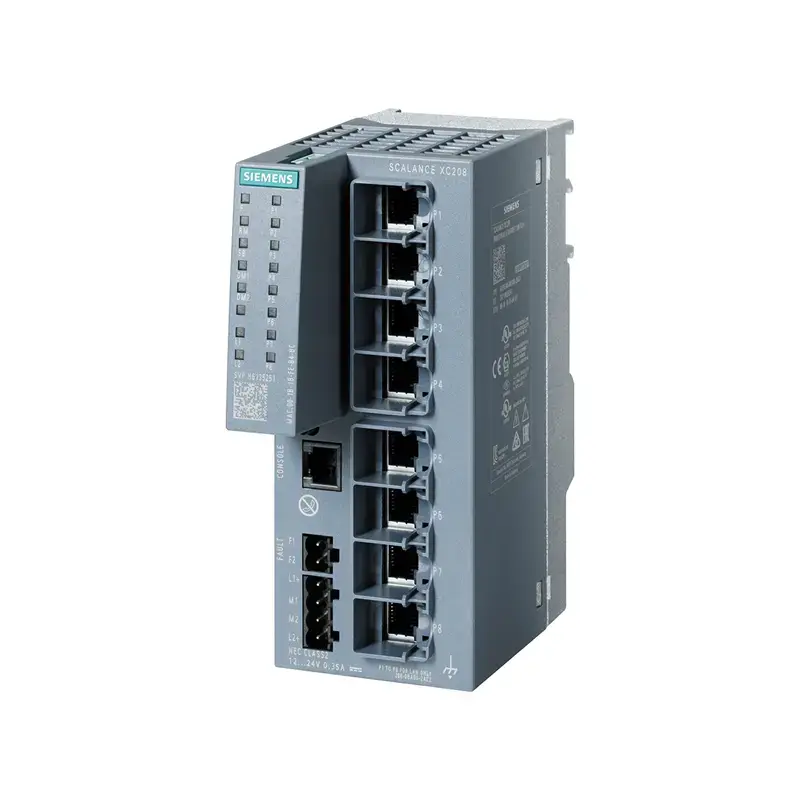 Produktfoto 1 von Managed Ethernet Switch Siemens SCALANCE XC208 - 6GK5208-0BA00-2AC2