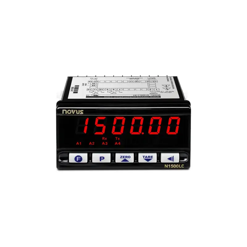 Prozessanzeige für Wägezellen NOVUS N1500-LC - 81500LC410