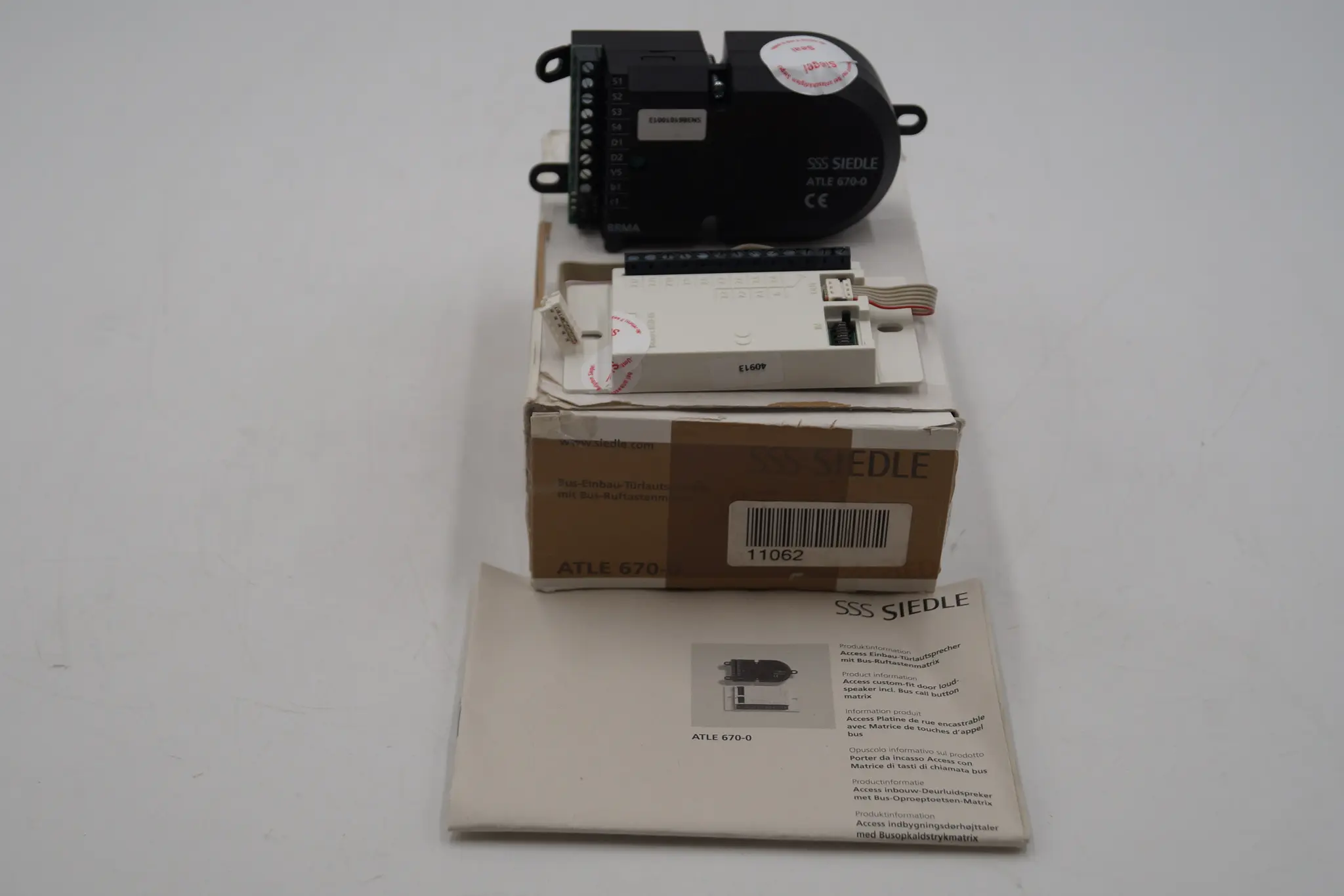Produktfoto 1 von Siedle ATLE 670-0 + BRMA 050-01 Access Einbau Türlautsprecher mit Rufmatrix