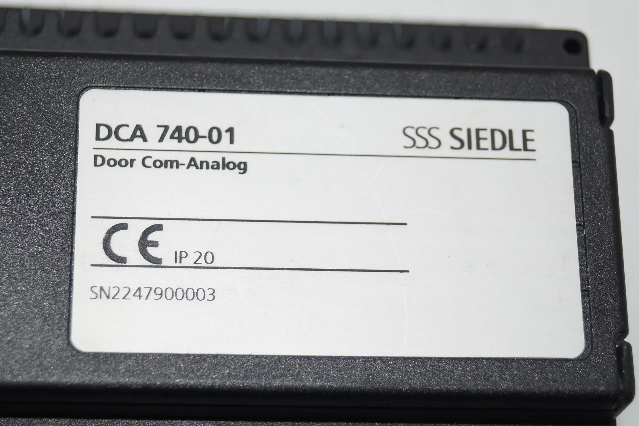 Produktfoto 1 von Siedle DCA 740-01