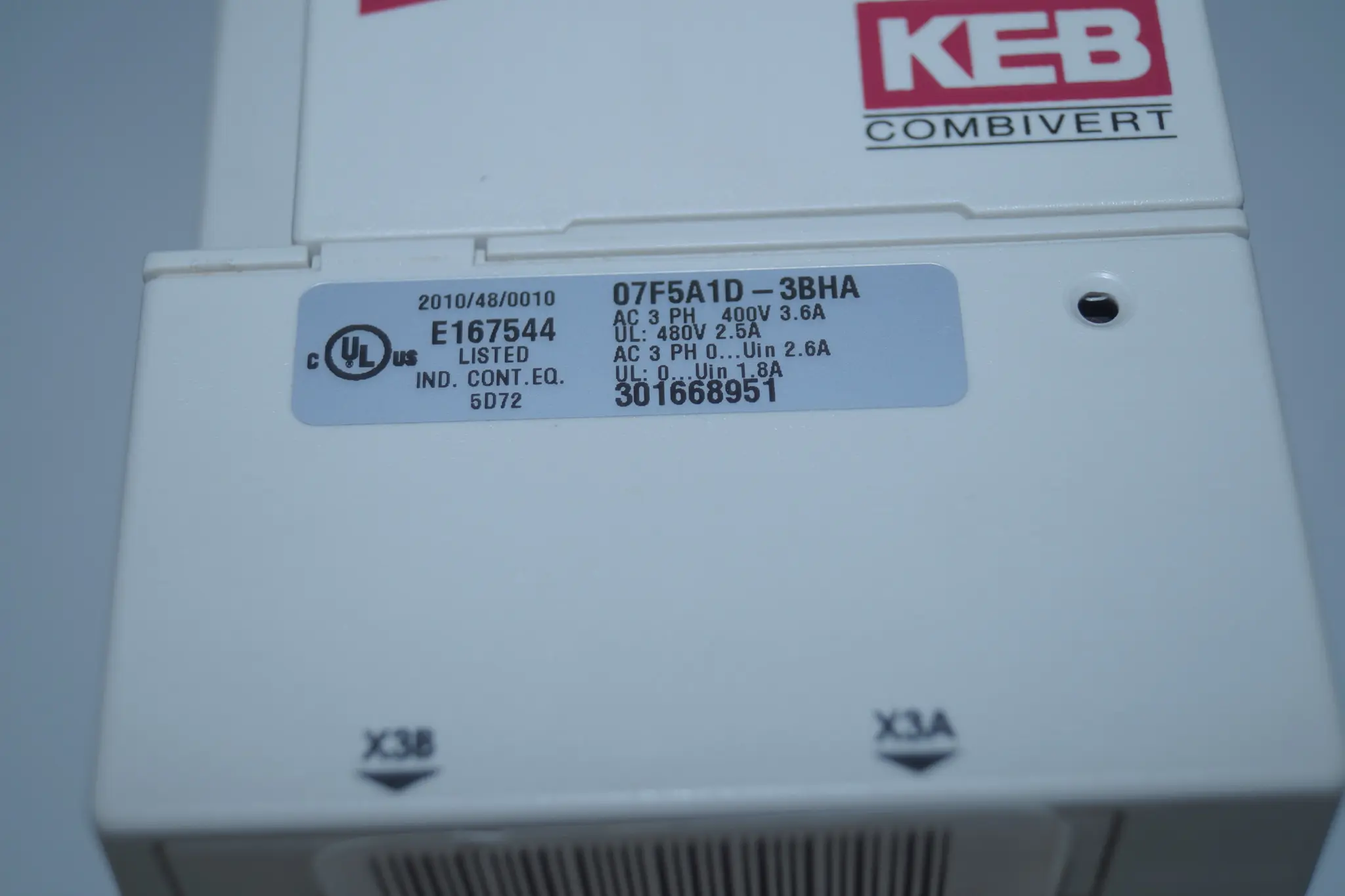 Produktfoto 1 von KEB COMBIVERT 07F5A1D-3BHA Frequenzumrichter