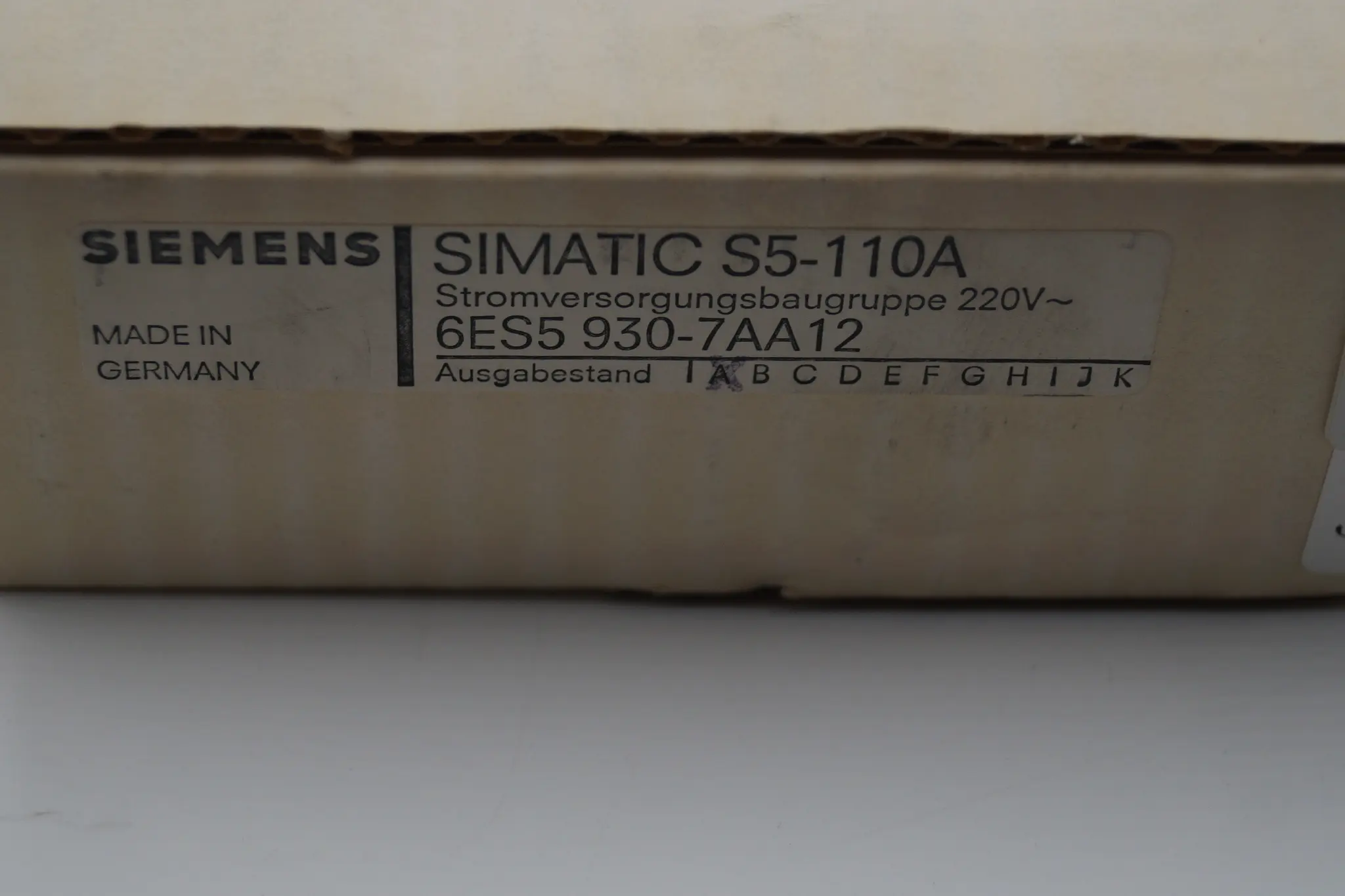 Produktfoto 1 von Siemens 6ES5 930-7AA12