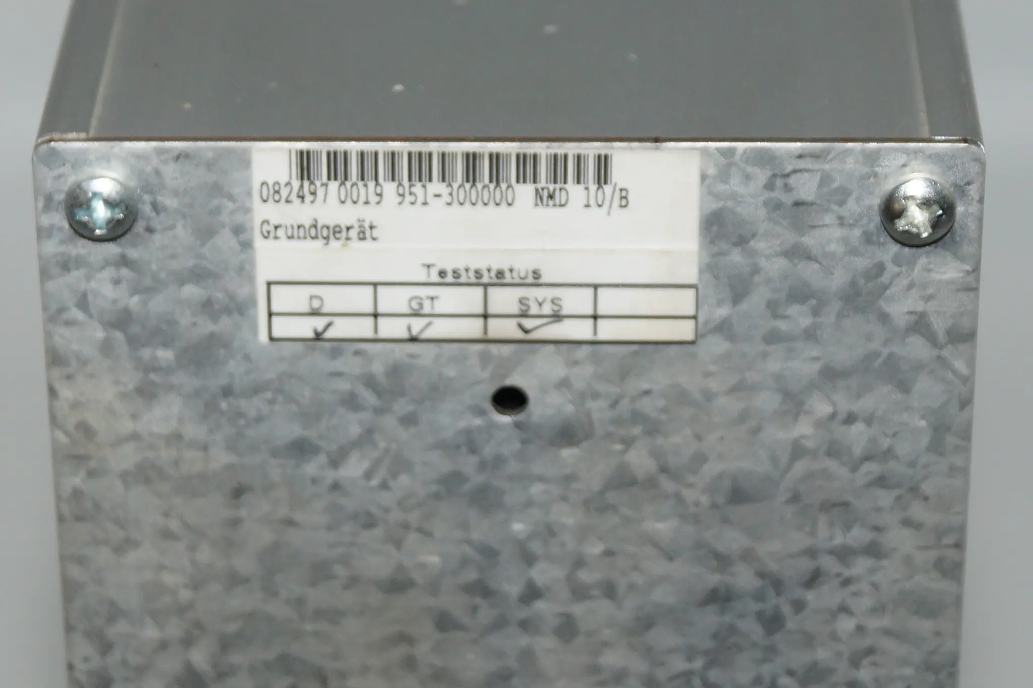 Produktfoto 1 von Hauser Parker 082497-0019-951-300000 NMD 10/B Power Supply Grundgerät