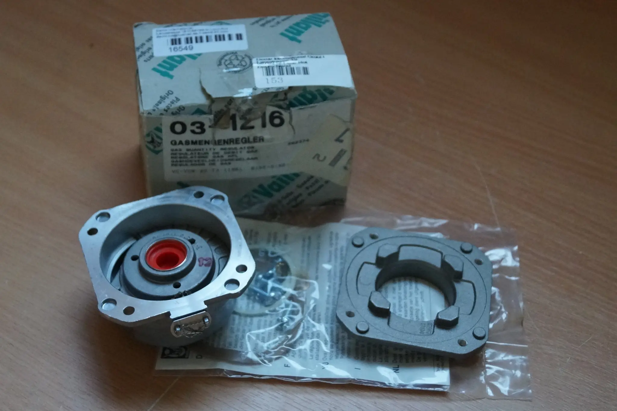 Vaillant 031216 Gasmengenregler 03-1216