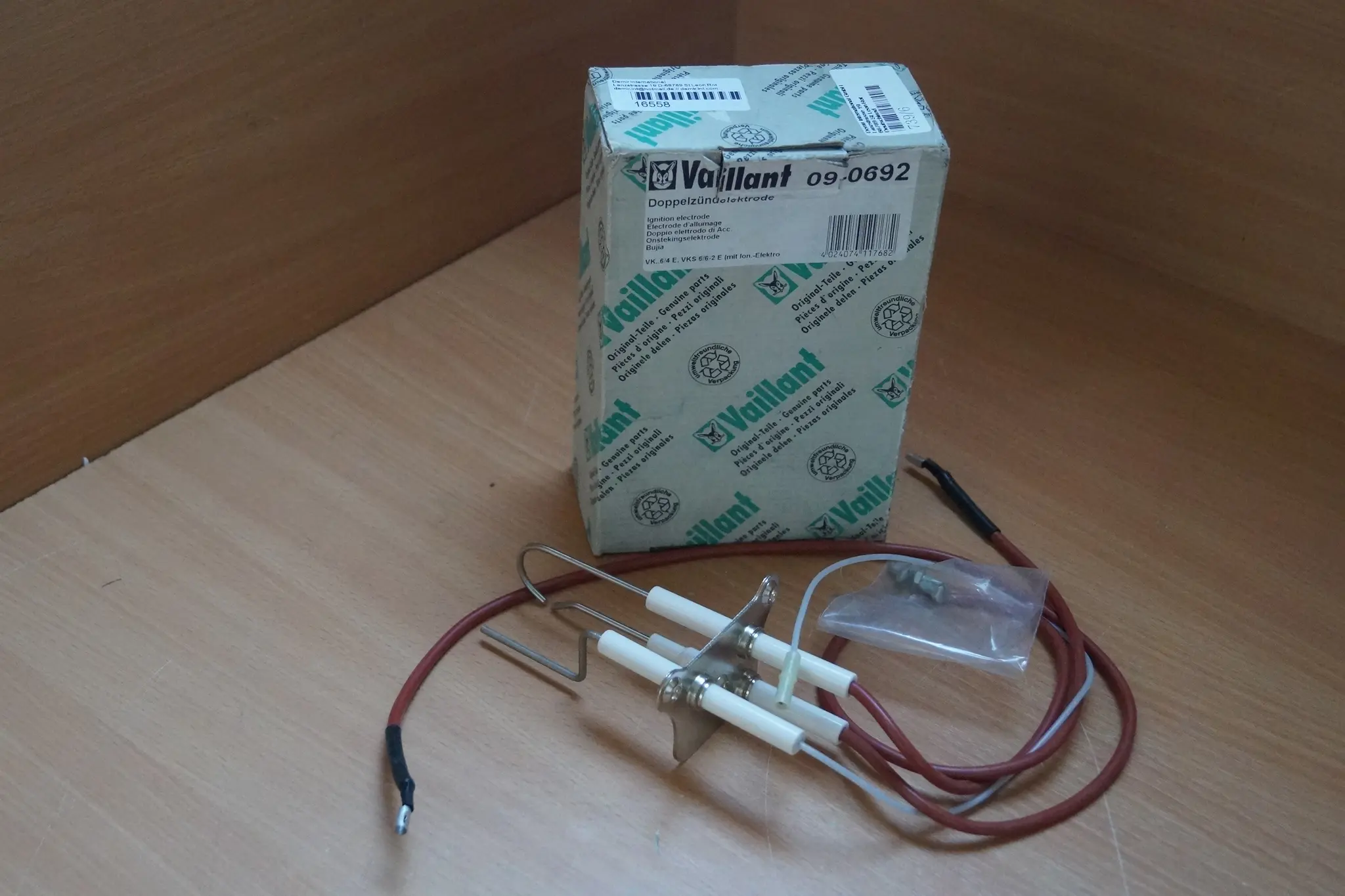 Vaillant 090692 Doppelzündelektrode 09-0692
