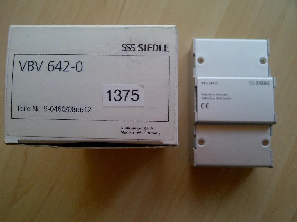 Produktfoto 1 von Siedle VBV-642-0 Videobus Verteiler NEU OVP