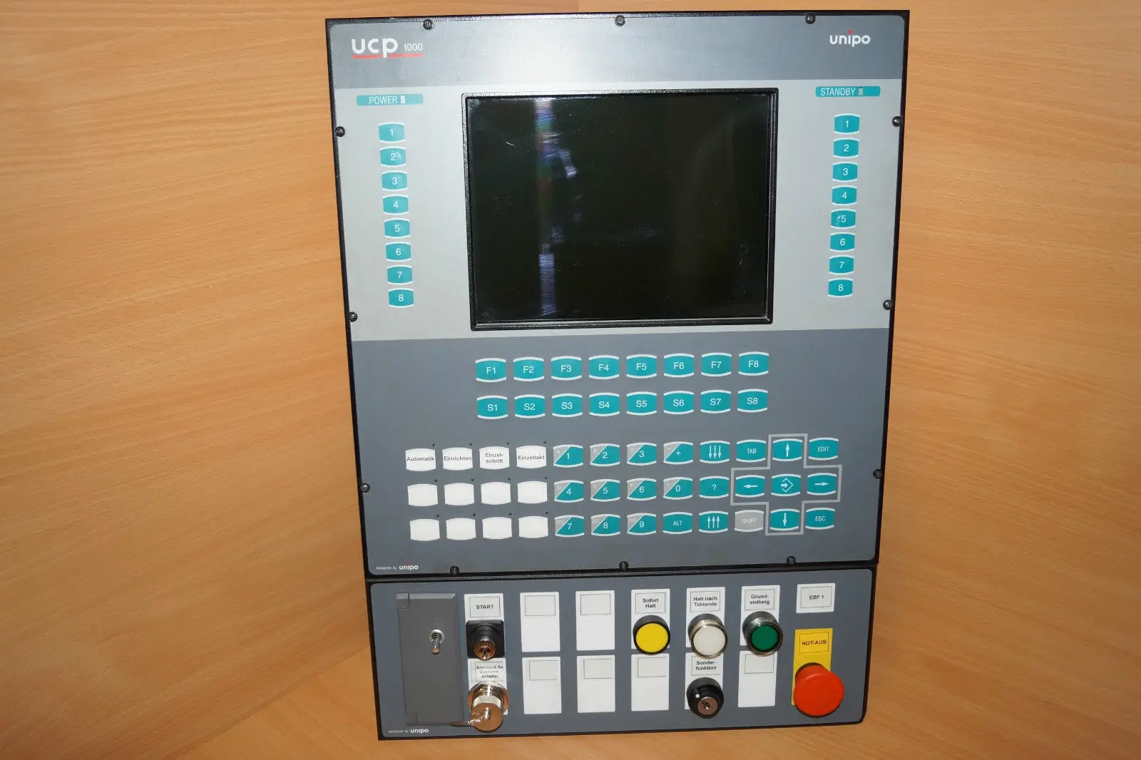 Produktfoto 1 von unipo® UCP-1000 2IBT9UXT0000A Bedienterminal + 7BF3EBFT0101 Bedienfeld UCP-1000