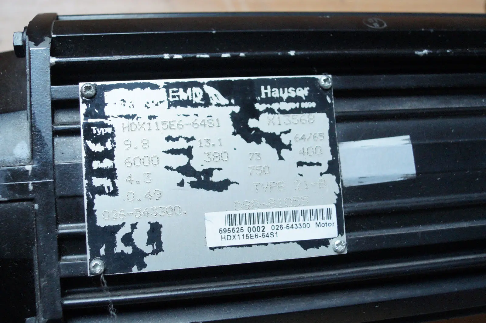 Produktfoto 1 von Parker Hauser HDX115E6-64S1
