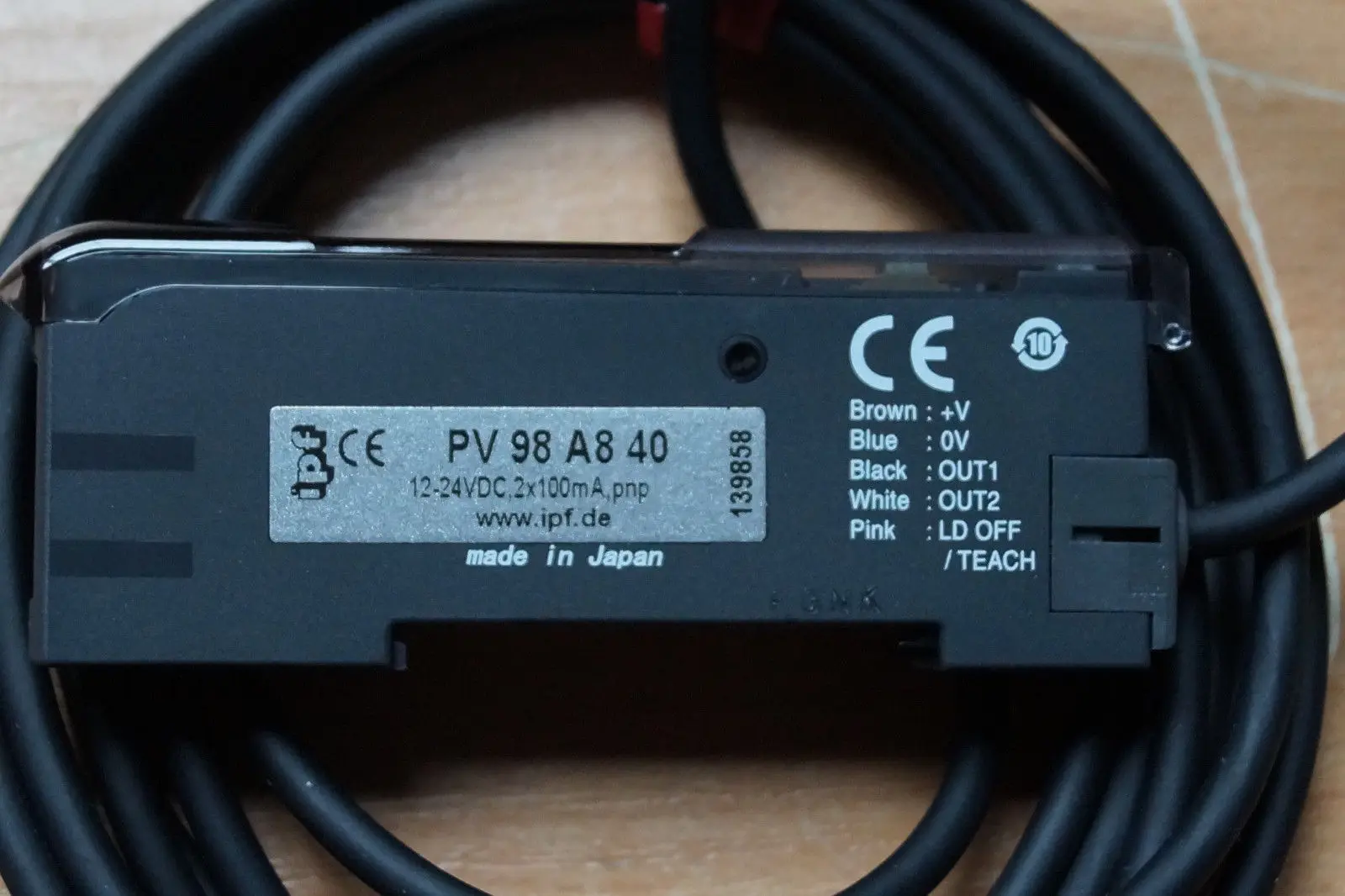 Produktfoto 1 von IPF  PV98A840 Sensor Laser verstärker