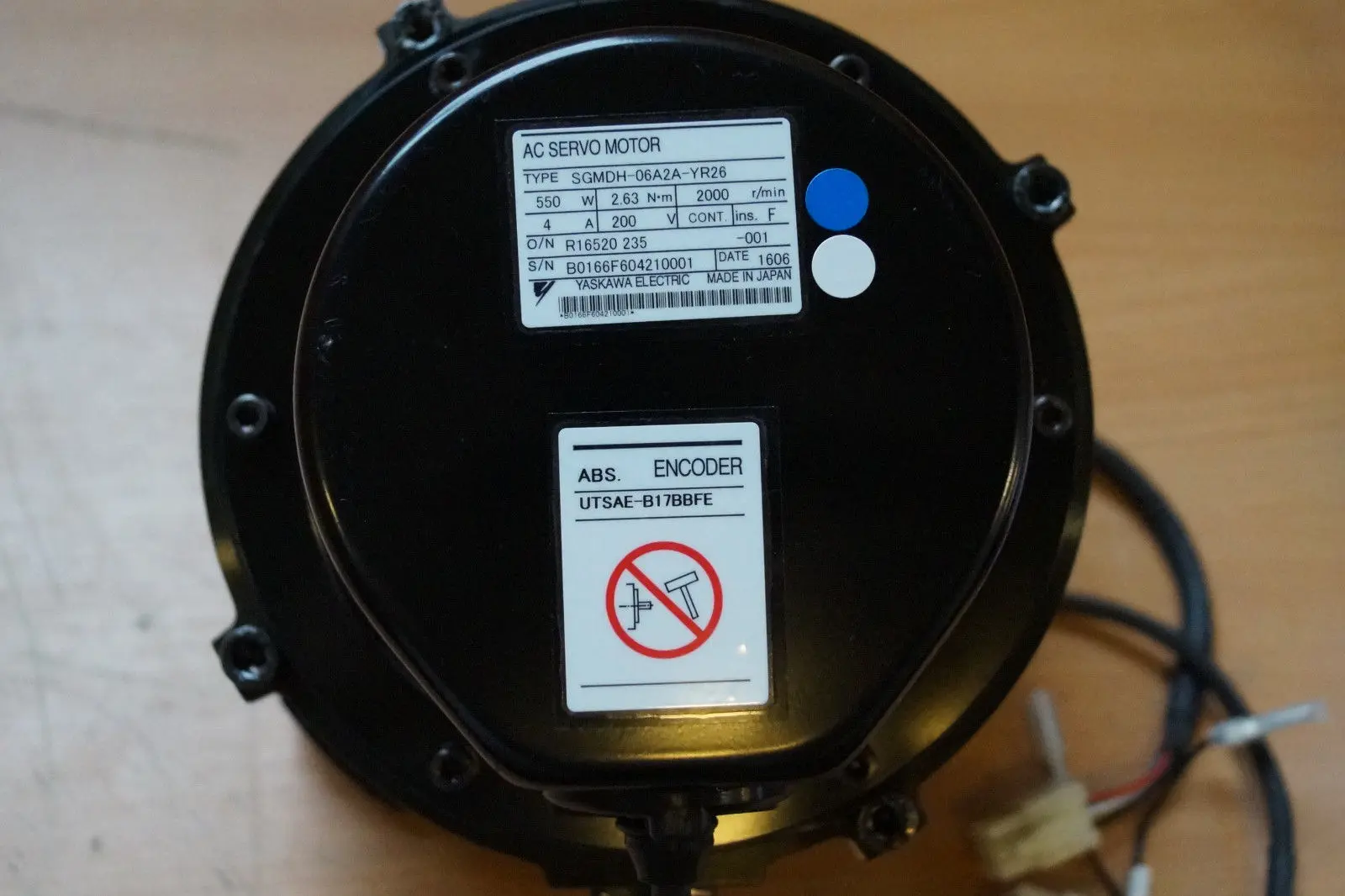 Produktfoto 1 von Yaskawa Electric AC Motor SGMDH-06A2A-YR26 Servomotor