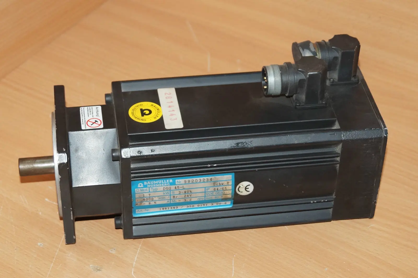 Produktfoto 1 von Baumüller DSG 45-L Servomotor  1,7 kW