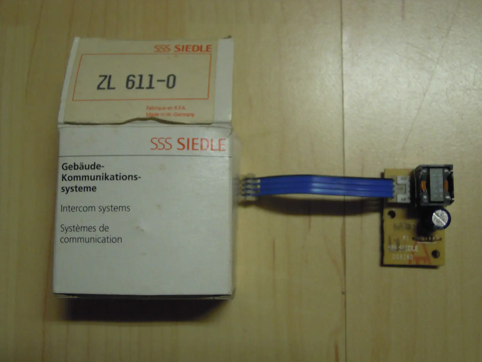 Produktfoto 1 von Siedle ZL 611-0 Zusatz-Leiterplatte Neu OVP