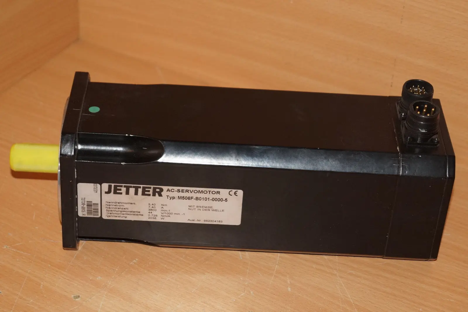 Produktfoto 1 von Jetter M506F-B0101-0000-5 Servomotor mit Bremse