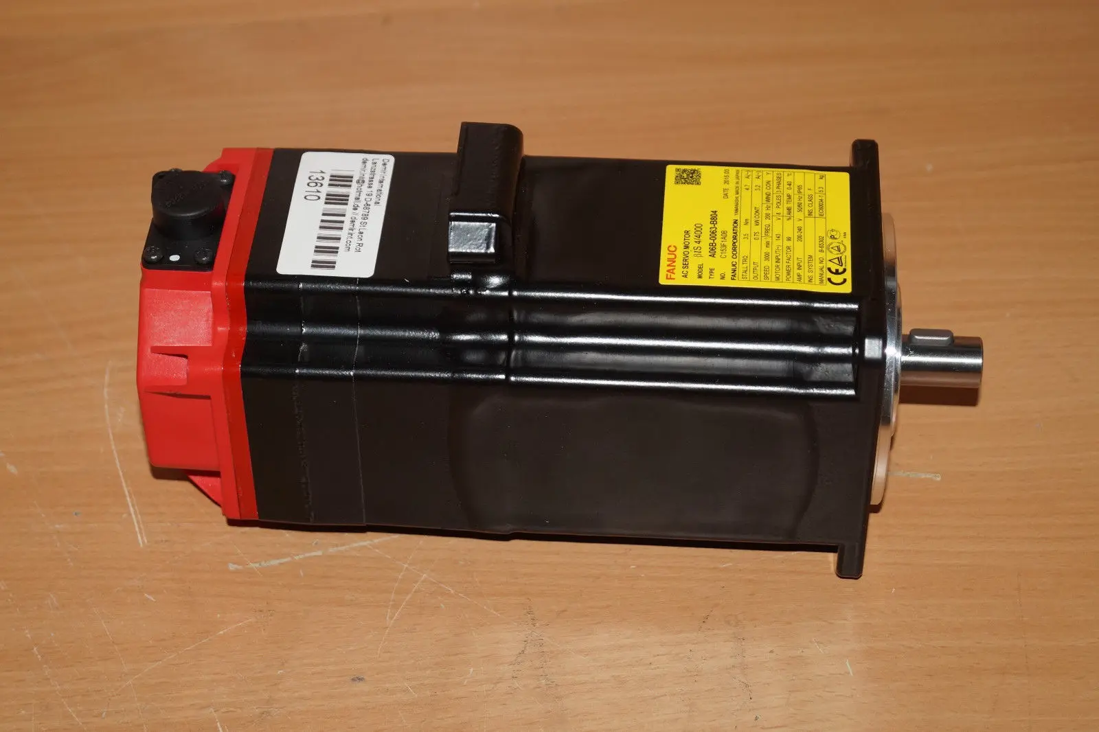 Produktfoto 1 von Fanuc A06B-0063-B804  Model ßiS 4/4000 AC Servo Motor + Pulsecoder A860-2020-T34