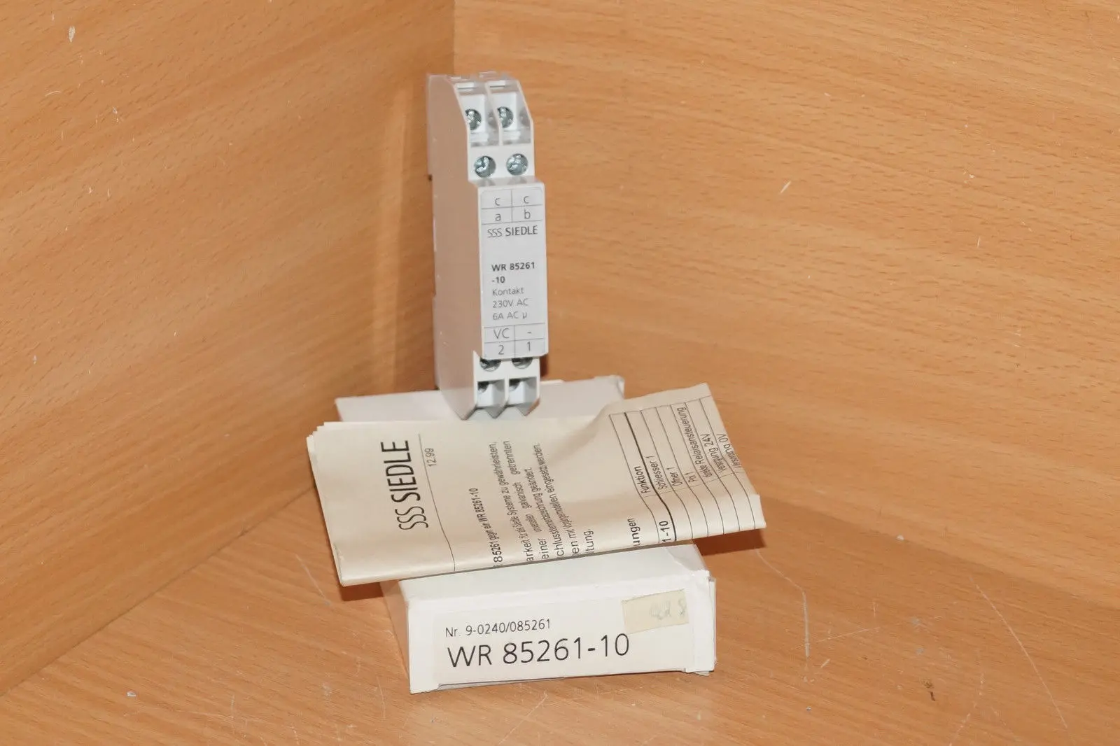 Produktfoto 1 von SIEDLE Wischrelais WR 85261-10 Relais