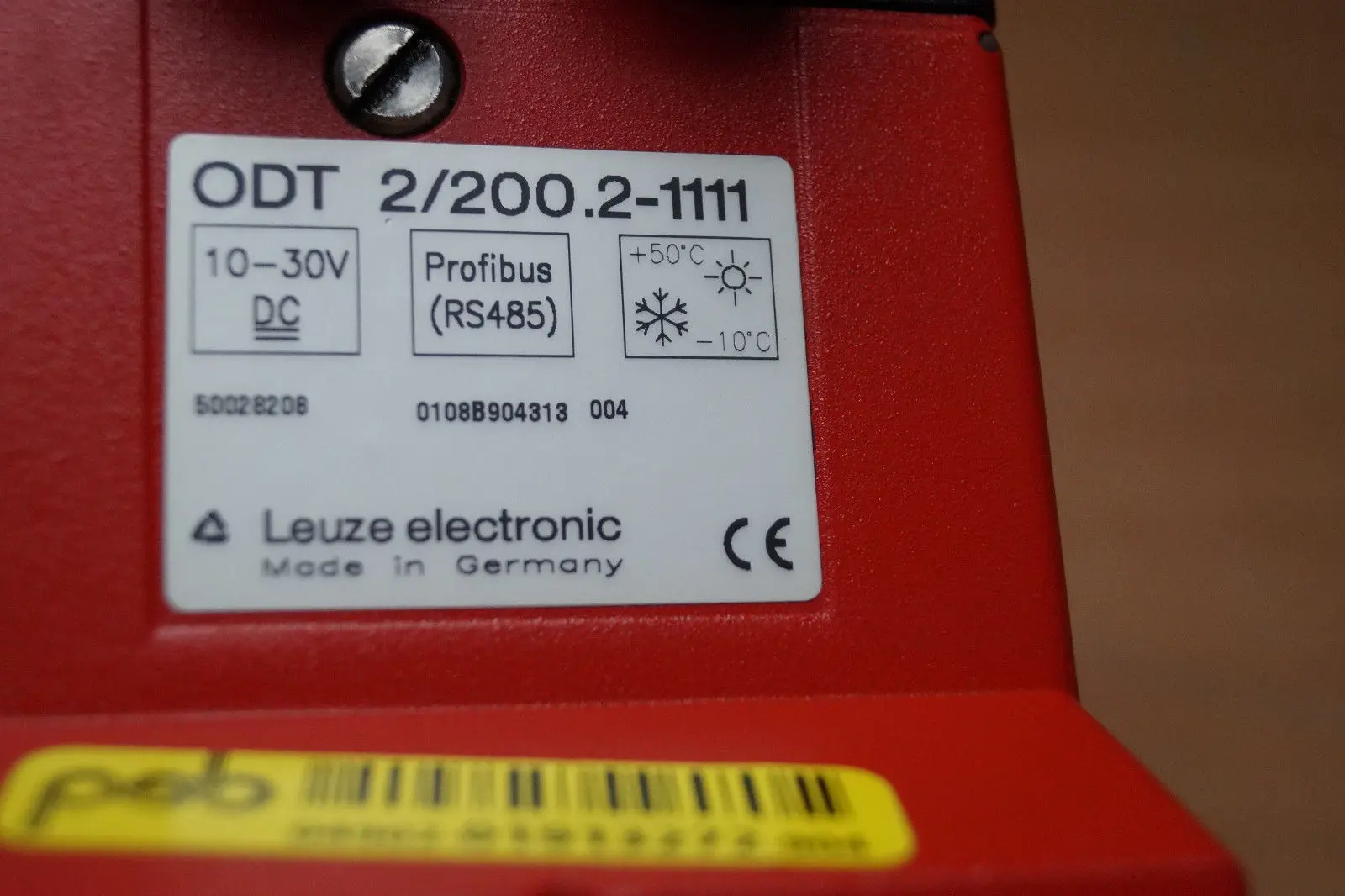 Produktfoto 1 von Leuze Profibus Datenlichtschranke ODT 2/200.2-1111