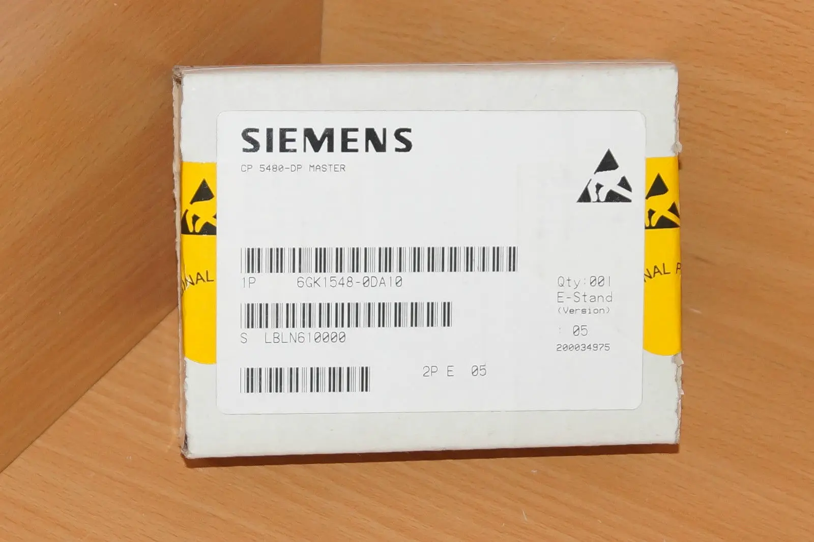 Produktfoto 1 von Profibusmodul Siemens CP 5480-DP Master 6GK1548-0DA10 E5 Neu  6GK1 548-0DA10