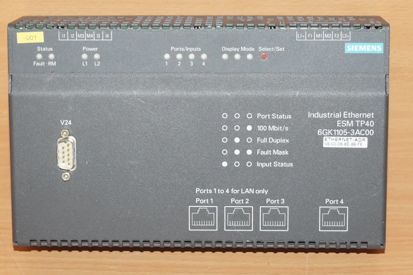 Produktfoto 1 von Siemens   Ethernet ESM TP40 6GK1105-3AC00 // 6GK1 105-3AC00   V.2.2.3