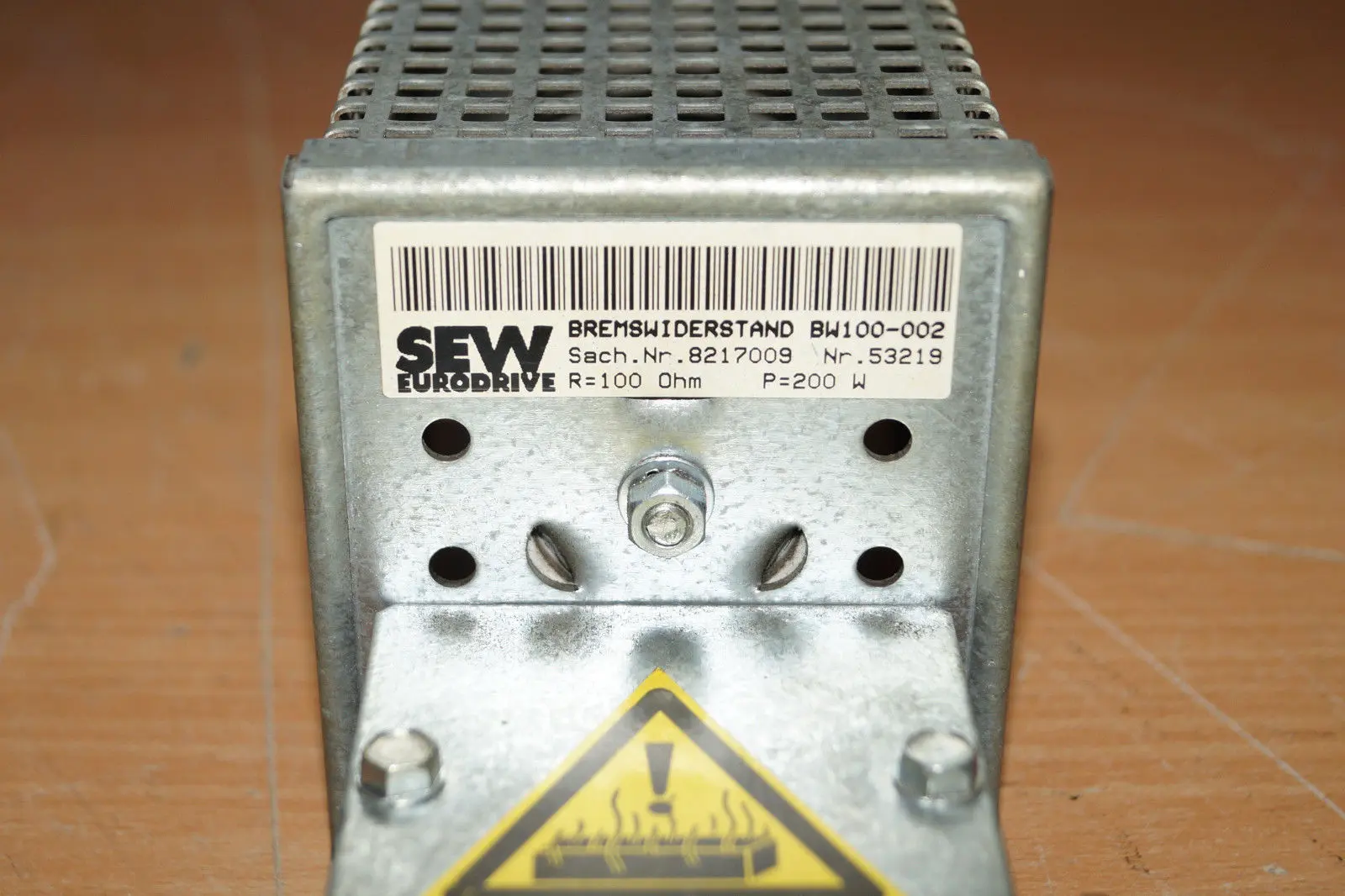 Produktfoto 1 von SEW Bremswiederstand BW100-002 Sachnr. 8217009