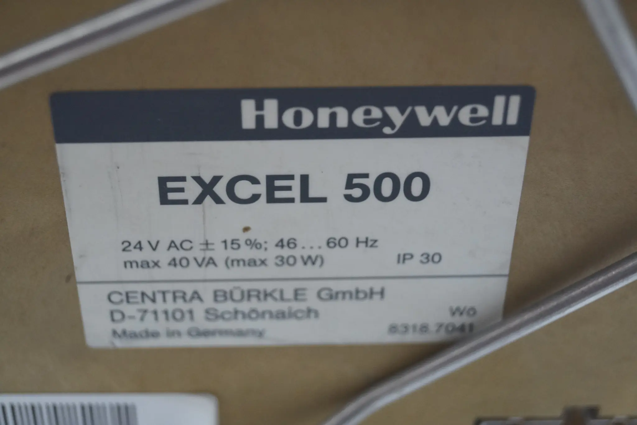 Produktfoto 1 von Centra Excel 500   Honeywell  Excel500