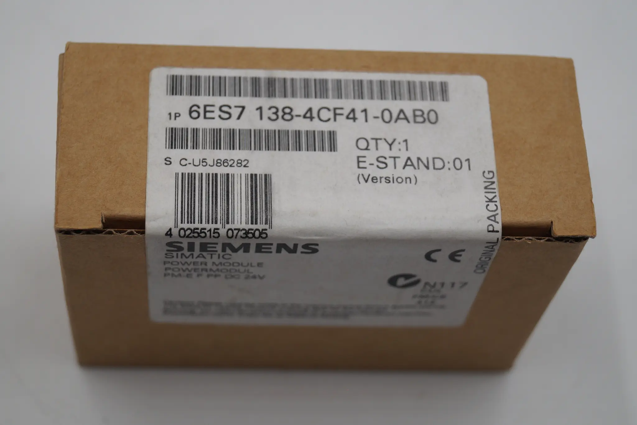Produktfoto 1 von Siemens 6ES7138-4CF41-0AB0 E-Stand: 01 6ES7 138-4CF41-0AB0