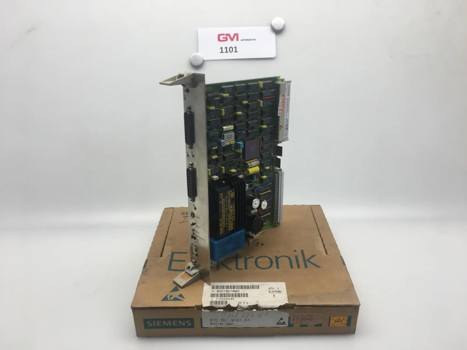 Produktfoto 1 von Siemens Sinumerik Interface CPU 6FX1132-1BA01 810/820/880 E-Stand E Module