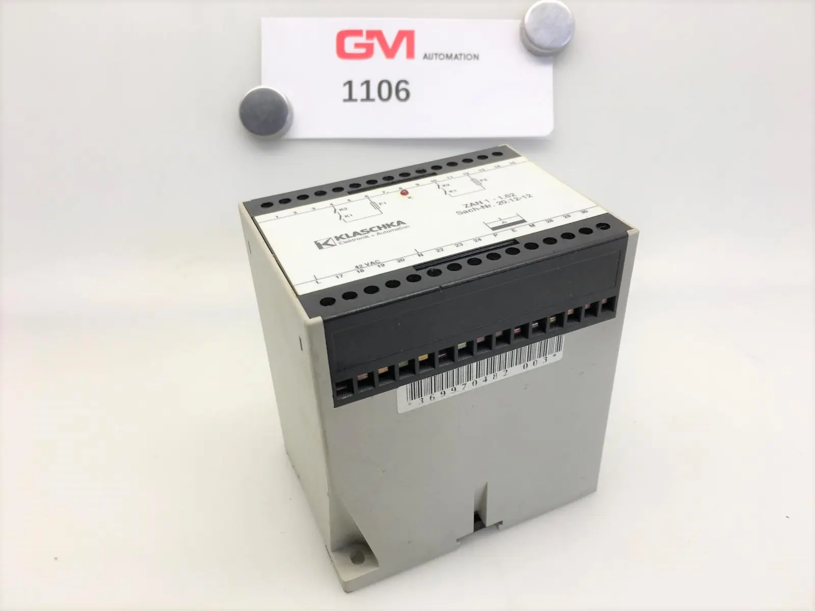 Produktfoto 1 von Klaschka Sicherheitsrelais ZAN 1-1.62 Messrelais Safety Measuring Relay 42 V