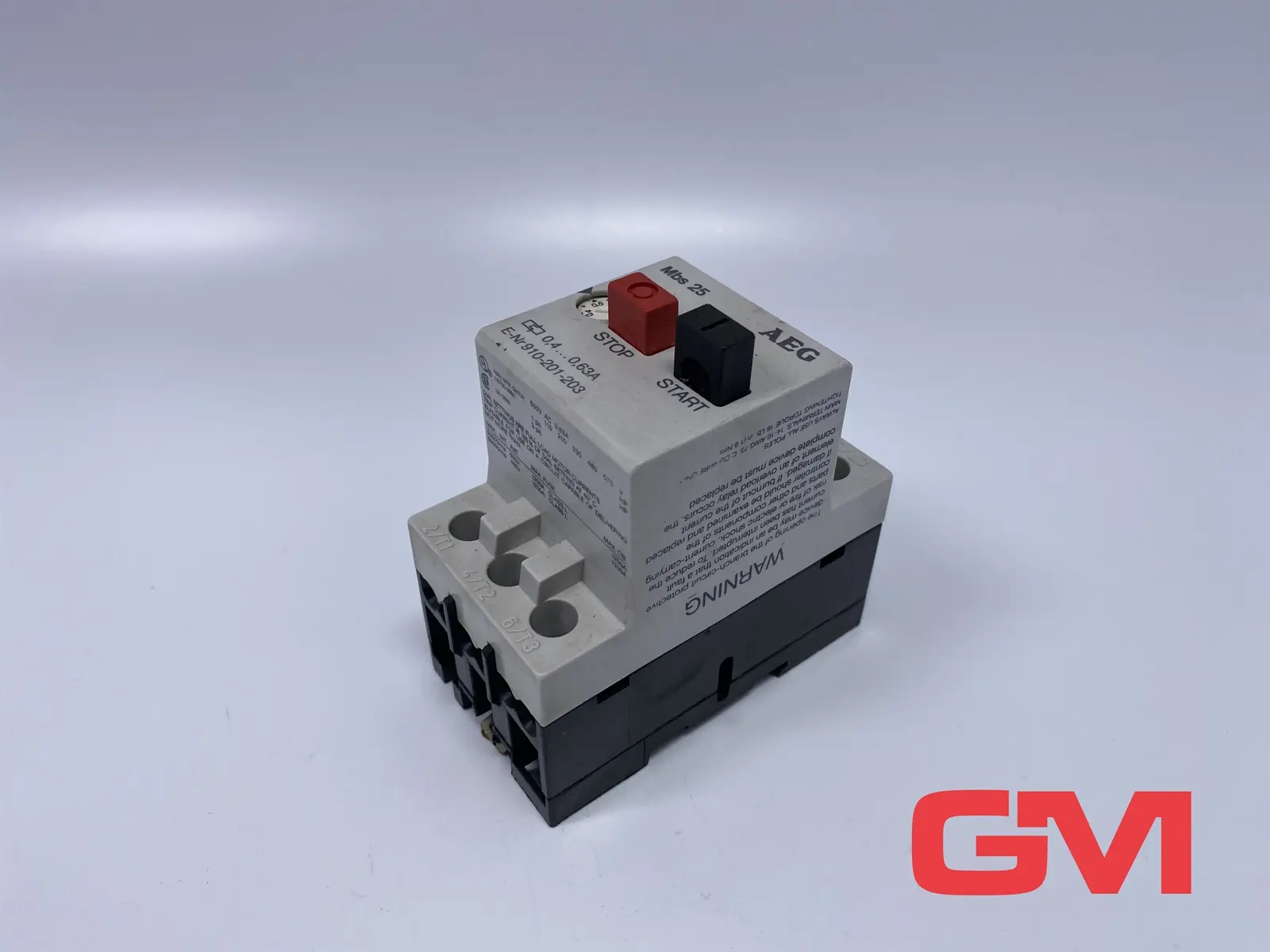 Produktfoto 1 von AEG Motorschutzschalter MBS 25 910-201-203 10 motor circuit-switch 0,4...0,63 A