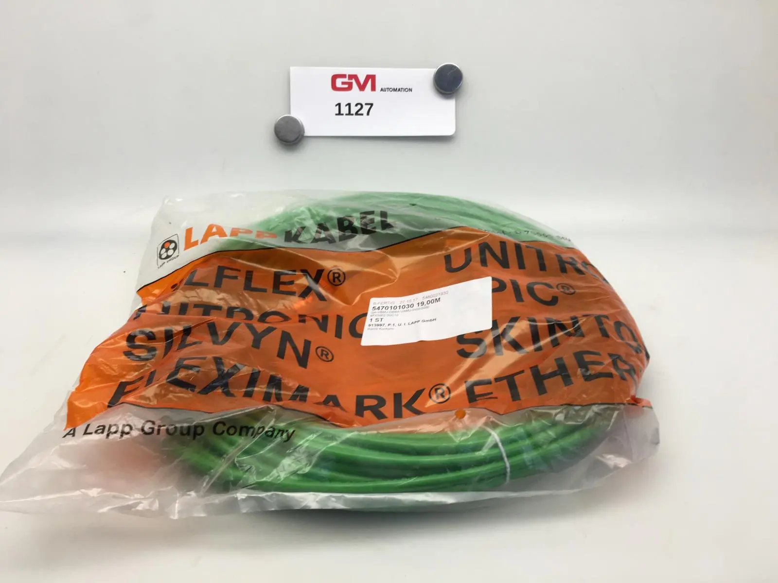 Produktfoto 1 von Lapp Systems Signalleitung 5470101030 19,00M Datenkabel 5480021932 IP20/IP67