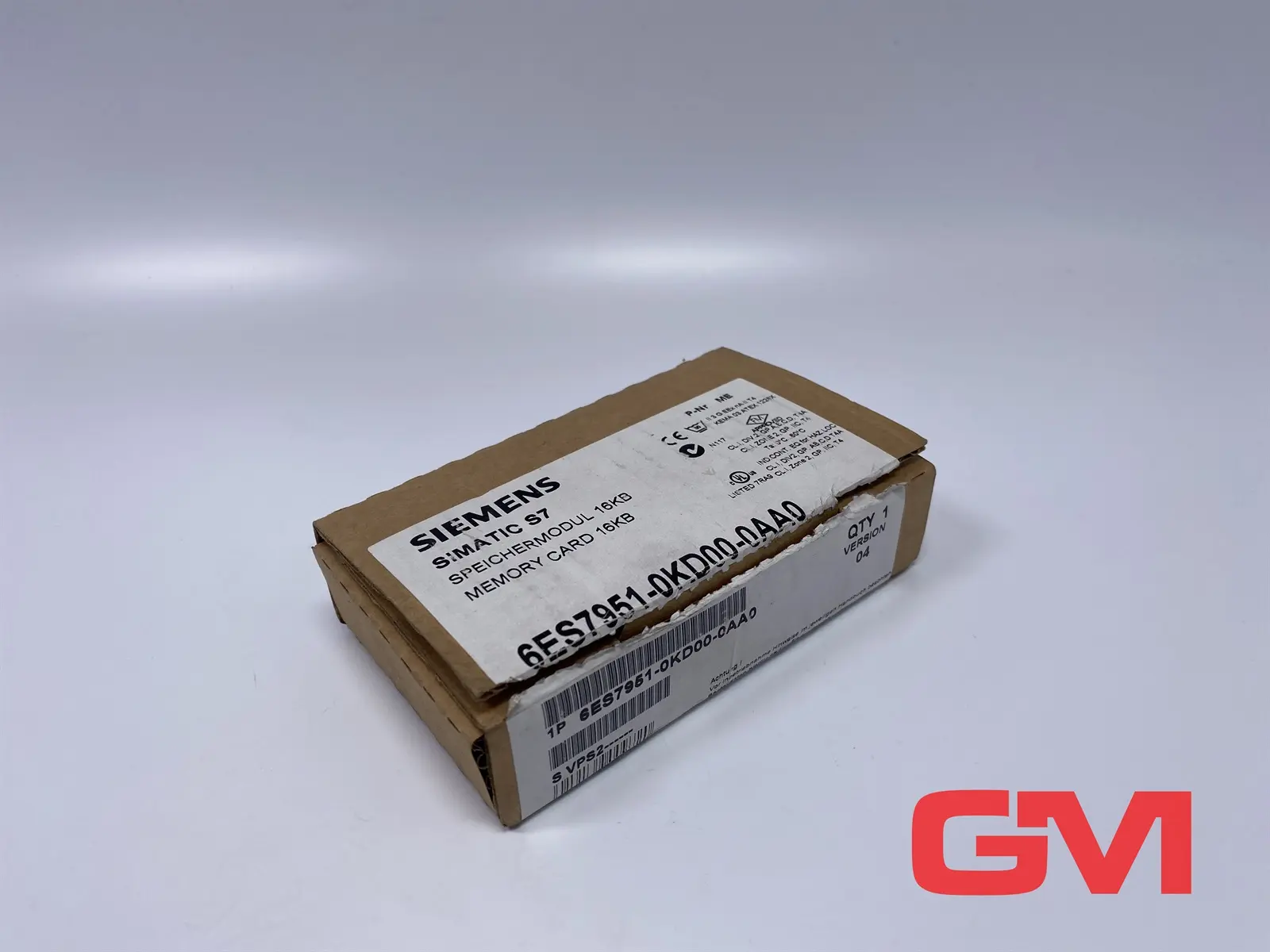 Produktfoto 1 von Siemens Speichermodul 6ES7951-0KD00-0AA0 memory card Simatic S7 16KB Version 04