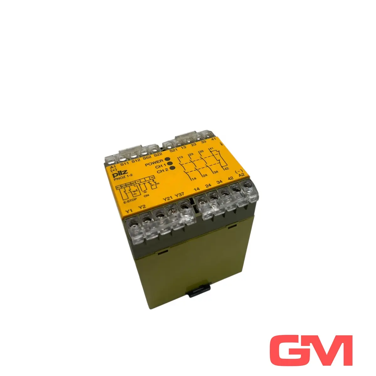Produktfoto 1 von Pilz Sicherheitsrelais 474696 PNOZ 1-2 Kanal 24V DC 3S1Ö Safety Relay 106709