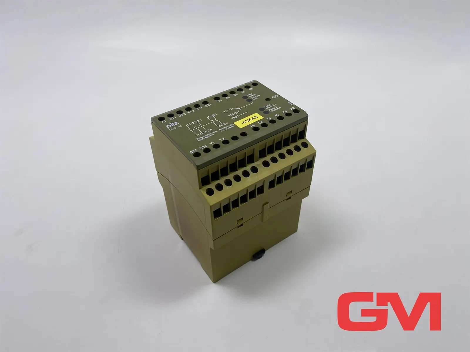 Produktfoto 1 von Pilz Sicherheitsrelais 774050 PNOZ 15 24V DC Safety Relay Grundgerät 3S 1S 1Ö