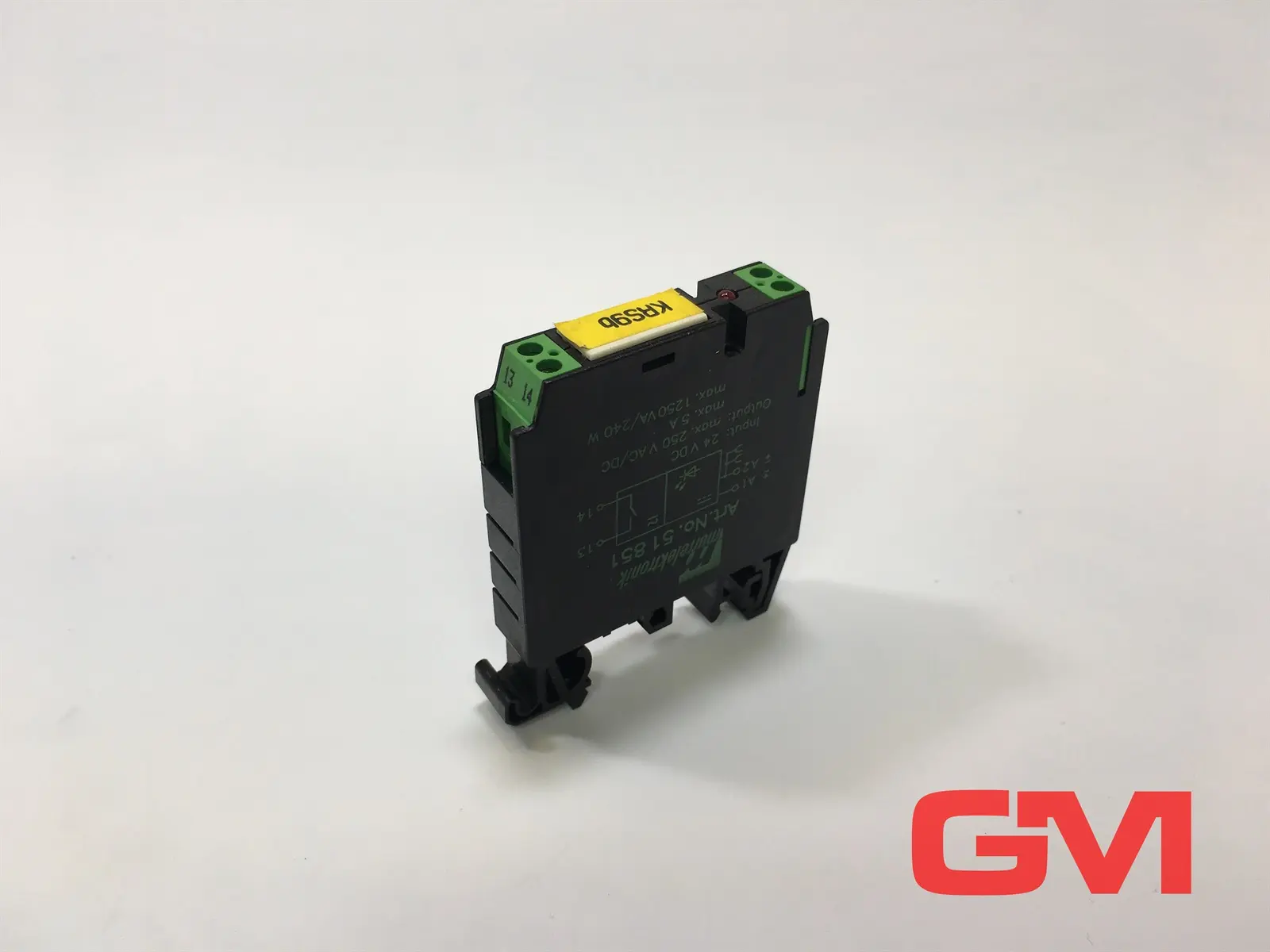 Produktfoto 1 von Murr Elektronik Ausgangsrelais 51851 RMM 11/24VDC output relay 24V in 250V out
