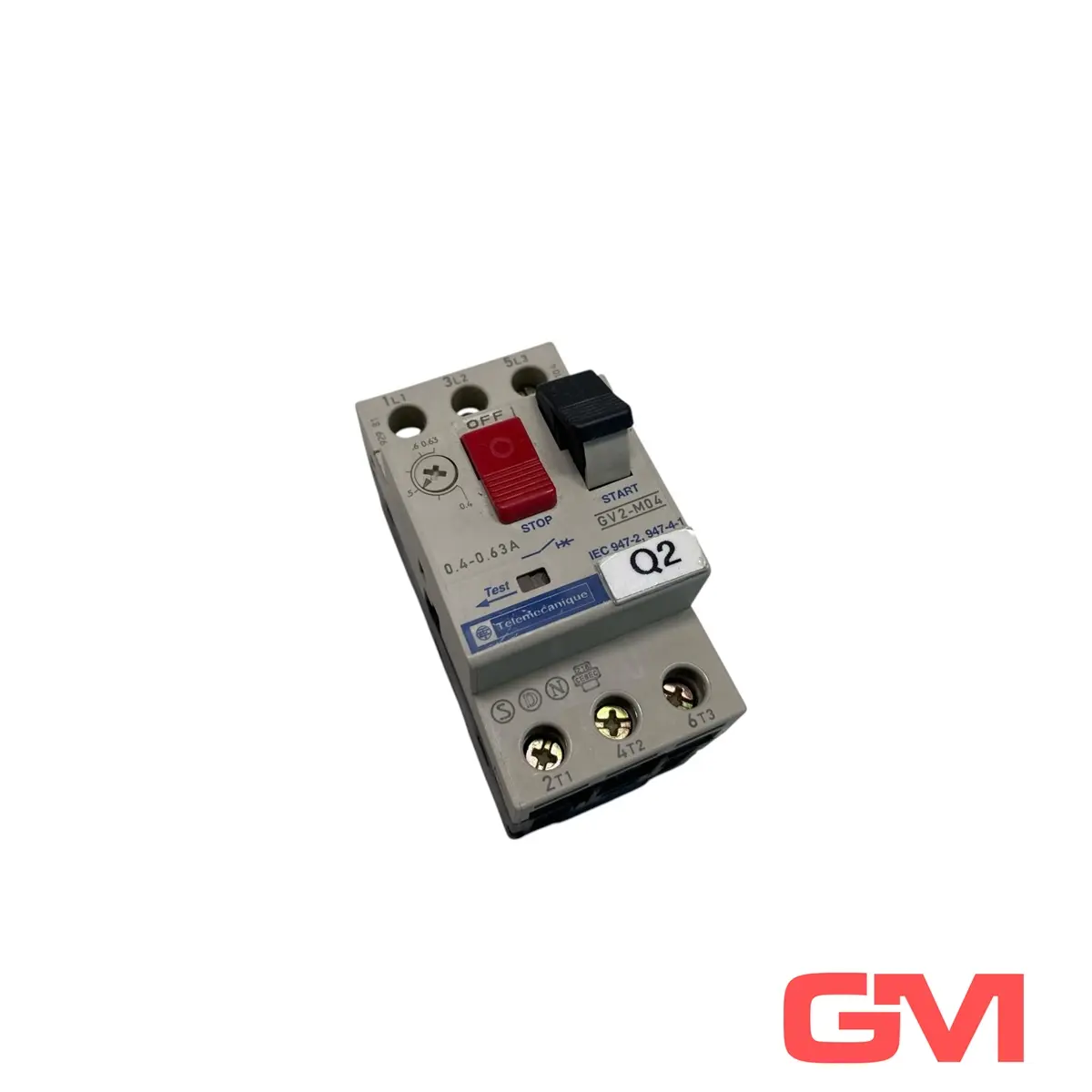 Produktfoto 1 von Telemecanique Motorschutzschalter GV2-M04 Motor Circuit Breaker 0,4...0,63A