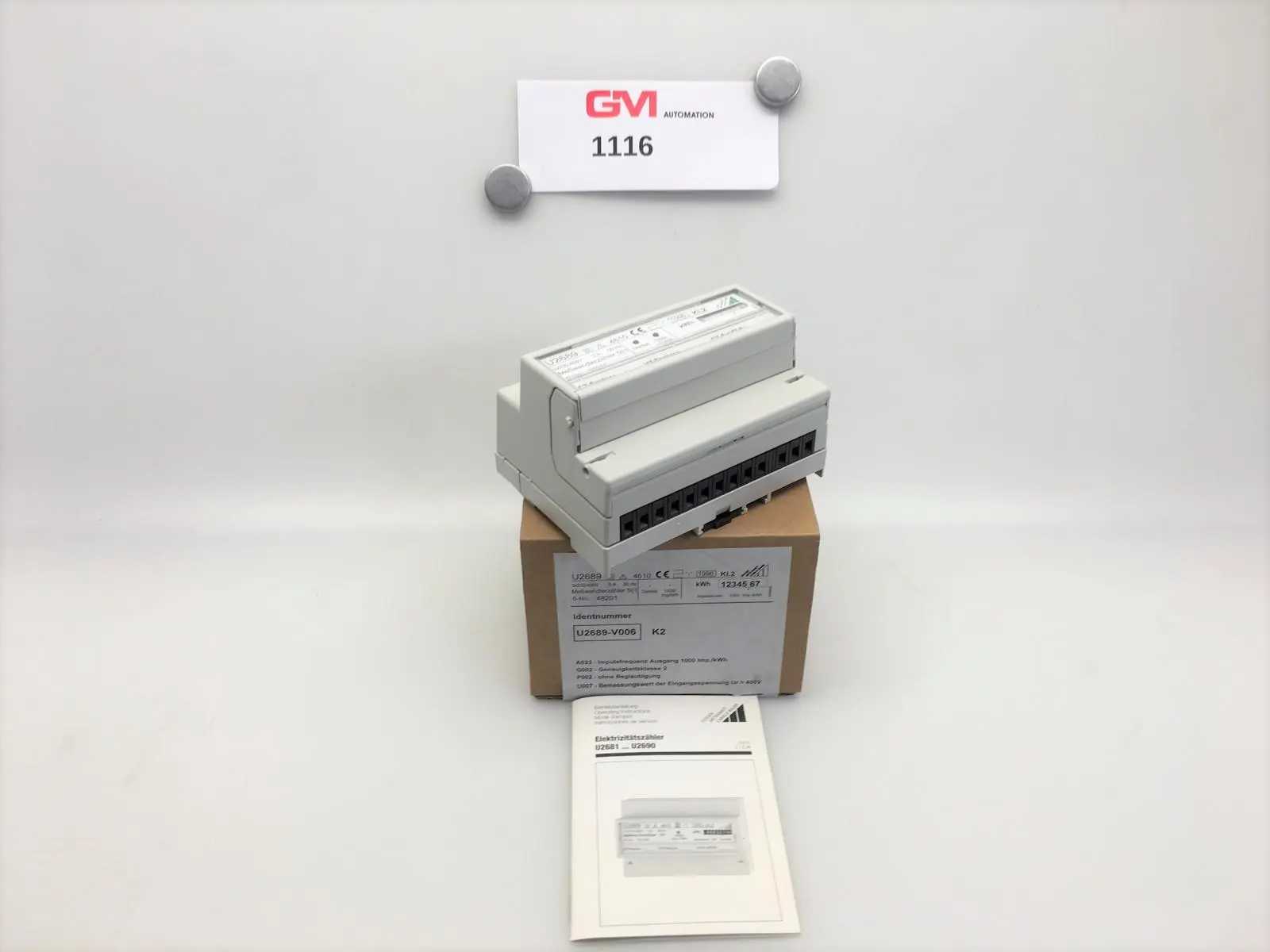 Produktfoto 1 von Gossen Metrawatt Messwandlerzähler U2689-V006 transducer counter U2689