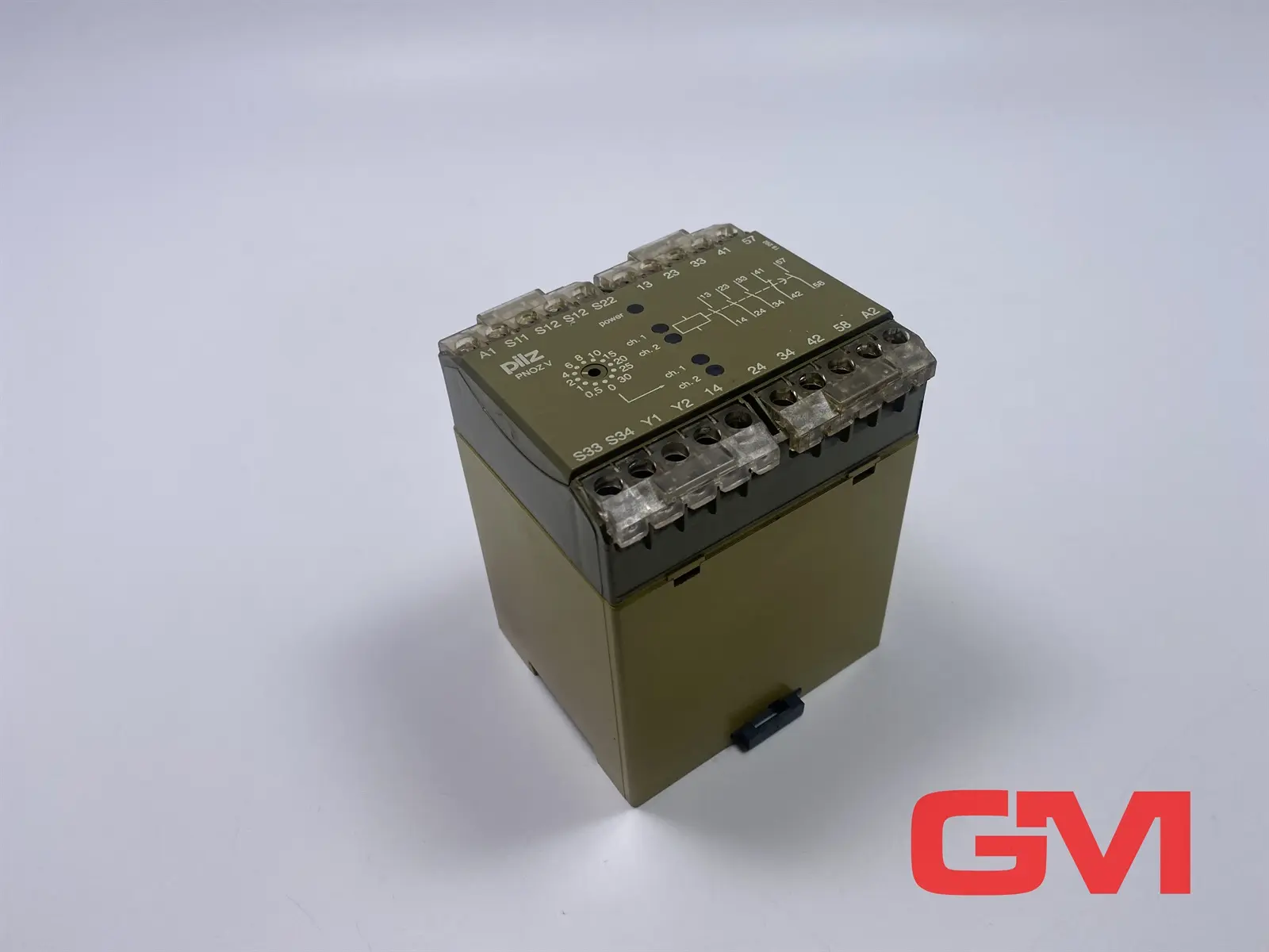 Produktfoto 1 von Pilz Sicherheitsschaltgerät PNOZV 30S 24VDC 3S 1Ö safety relay 474790 3NO 1NC