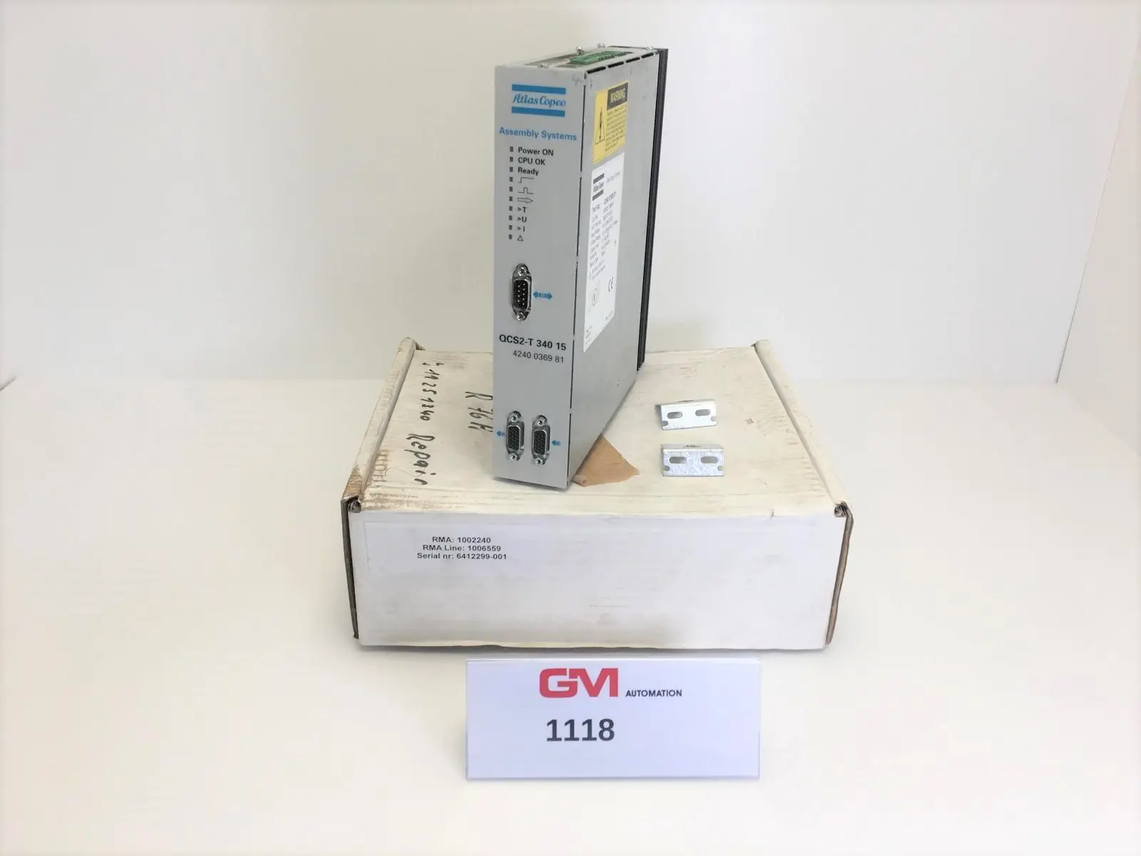 Produktfoto 1 von Atlas Copco Steuerung QCS2-T 34015 4240 0369 81 Assembly Systems Control Unit